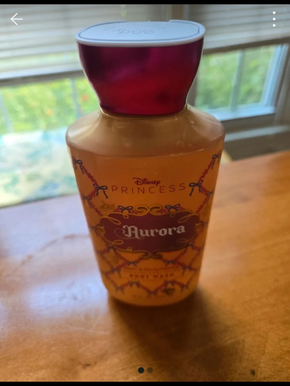 Bath & Body Works Disney Princess Aurora Body Wash - Pink Cap, Gold Bottle